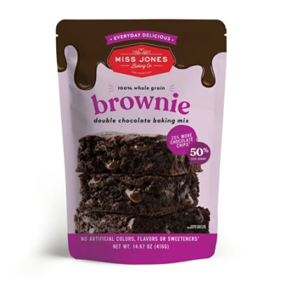 Miss Jones Baking Co - Everyday Delicious Chocolate Brownie - 14.67 Oz (Pack of 6) - Image 1