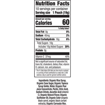 Annies Homegrown Fruit Snack Summer Strawberry Bunny - 7 OZ - Image 3