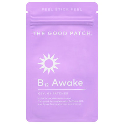 The Good Patch B12 Awake Plant Patch 4ct - 0.2 OZ - Image 3