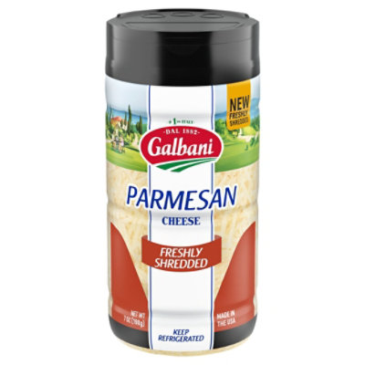 Galbani Parmesan Cheese Freshly Shredded Shaker, 7oz - 7 OZ - Image 3