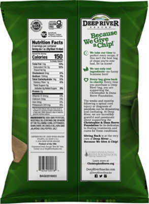 Wise,deep River Zesty Jalapeno Kettle Chip - 8 OZ - Image 5