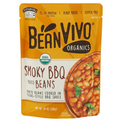 Beanvivo Beans Pinto Smoky Bbq - 10 OZ - Image 3