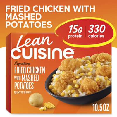 LEAN CUISINE Protein Kick Oven Fried Chicken And Mashed Potatoes Frozen