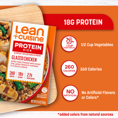 Lean Cuisine Glazed Chicken Frozen Meal 9.5oz - 9.5 OZ - Image 4