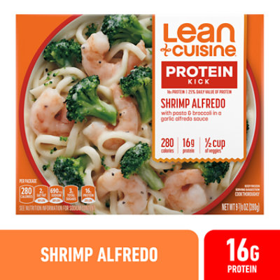 Lean Cuisine Alfredo Shrimp Frozen Meal 9.875oz - 9.875OZ - Image 1