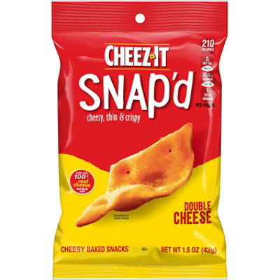 Cheez-It Snapd Cracker Chips Double Cheese - 1.5 Oz - Image 7