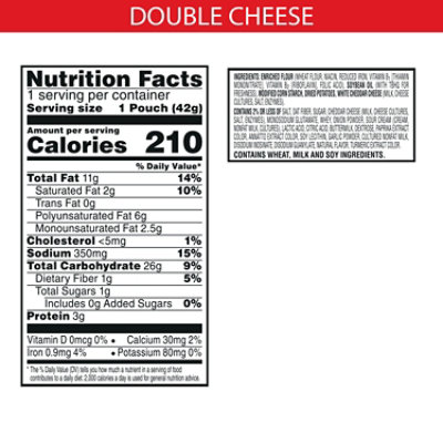 Cheez-It Snapd Cracker Chips Double Cheese - 1.5 Oz - Image 7