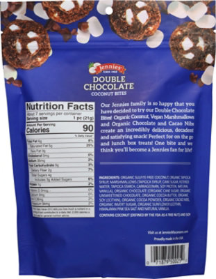 Jennies Coconut Bites Double Chocolate 5.25oz - 5.25 OZ - Image 6