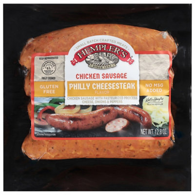 Hempler's Philly Cheese Steak Smoked Sausage 5ct, 12.8 Oz - 12.8 OZ - Image 2