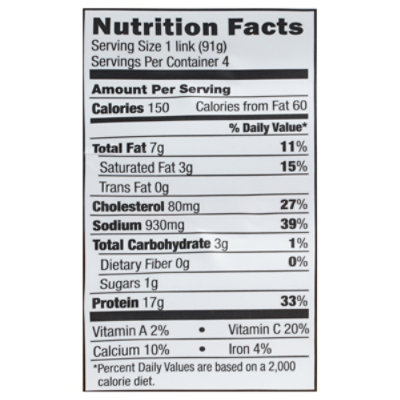 Hempler's Philly Cheese Steak Smoked Sausage 5ct, 12.8 Oz - 12.8 OZ - Image 4