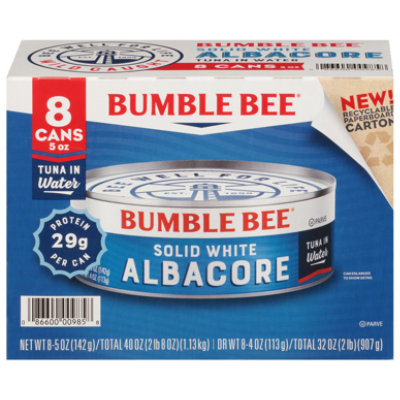 Bumble Bee Solid White Albacore Tuna In Water 8pk/5oz Ea - 40 OZ - Image 3