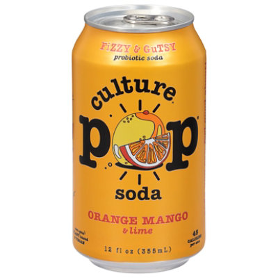 Culture Pop Soda Probiotic Orange Mango - 12 FZ - Image 3