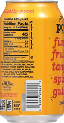 Culture Pop Soda Probiotic Orange Mango - 12 FZ - Image 6