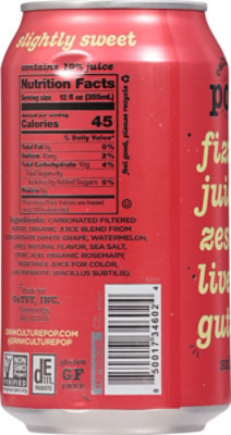 Culture Pop Soda Probiotic Watermelon - 12 FZ - Image 6