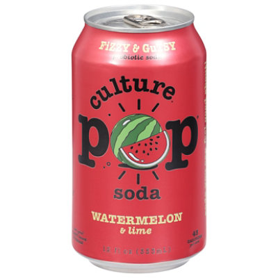 Culture Pop Soda Probiotic Watermelon - 12 FZ - Image 1
