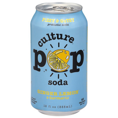 Culture Pop Probiotic Ginger Lemon - 12 Oz - Image 3