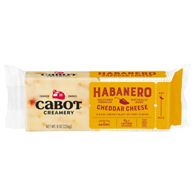 Cabot Creamery Bar Habanero Cheddar Cheese - 8 Oz - Image 3