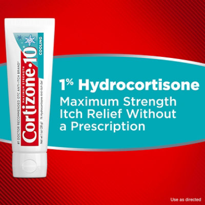 Cortizone 10 Cooling Gel Max Strength Anti Inch 1 Ounce Tube - 1 OZ - Image 4