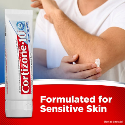 Cortizone 10 Max Strength Sensitive Skin Anti Itch Creme 2 Ounce Tube - 2 OZ - Image 3