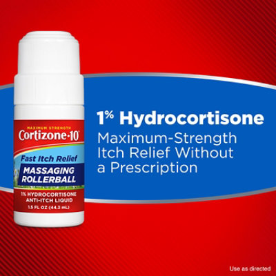 Cortizone 10 No Mess Max Strength Fast Itch Relief 1.5 Ounce Liquid Rollerball - 1.5 FZ - Image 8