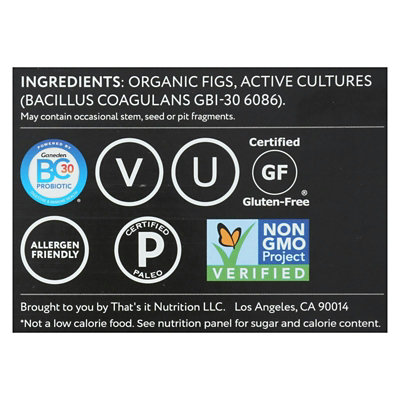 Thats It - Probiotic Fruit Bar Fig - 1.2 oz (Pack of 12) - Image 3