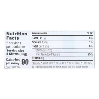 Probar Bolt Energy Chews - Organic Raspberry - 2.1 oz (Pack of 12) - Image 2