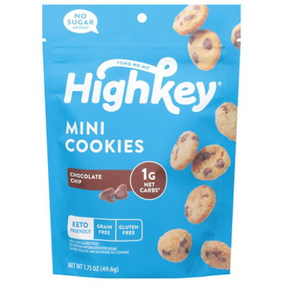 High Key Snacks Cookie Choc Chip Minis - 1.75 OZ - Image 2