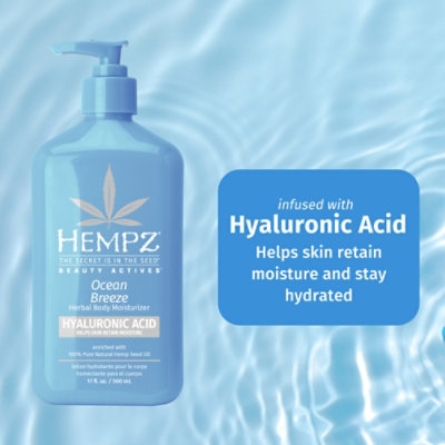 Hempz Lotion Ocean Breeze Herbalizer 17 Fl. Oz - 17 FZ - Image 3