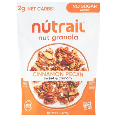 Nutrail Granola Keto Cinnamon Pecan - 8 OZ - Image 1