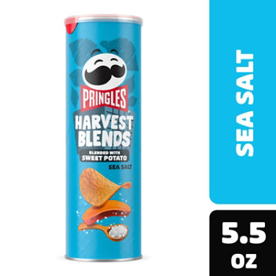 Pringles Harvest Blends Potato Crisps Chips Sea Salt Lunch Snacks - 5.5 Oz - Image 1