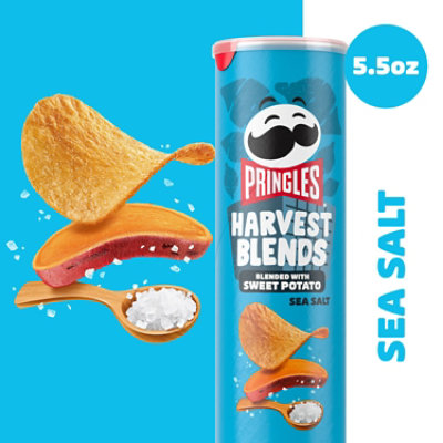 Pringles Harvest Blends Potato Crisps Chips Sea Salt Lunch Snacks - 5.5 Oz - Image 3