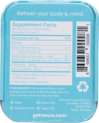 Neuro Mints Energy Focus Peppermint - 12 CT - Image 5