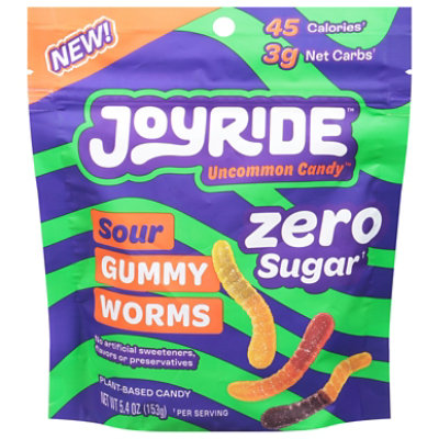 Joyride Gummy Sour Worms Zero Sugar - 5.4 OZ - tomthumb