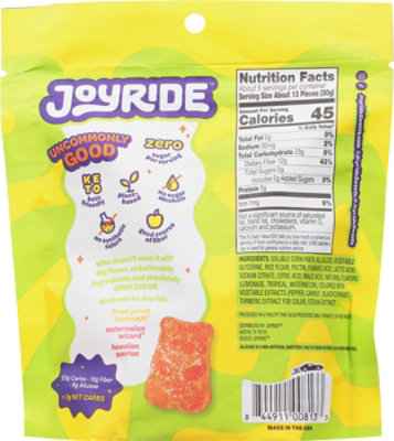 Joyride Gummies Sour Fruit Zero - 5.4 OZ - Image 6