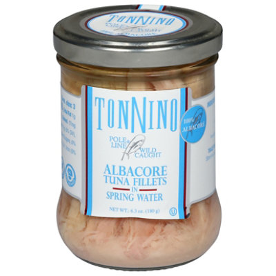 Tonnino Tuna Albacore Fillets In Spring Water - 6.3 OZ - Image 1