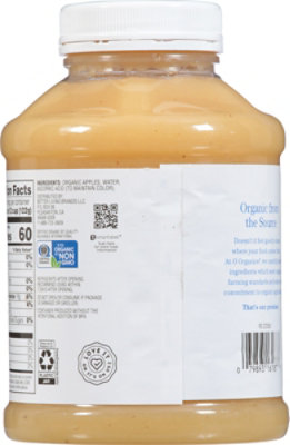 O Organic Apple Sauce No Added Sugar 46 Oz - 46 OZ - Image 6