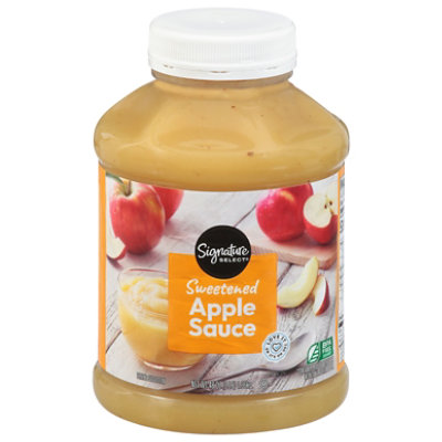 Signature Select Apple Sauce Sweetened 48 Oz - 48 OZ