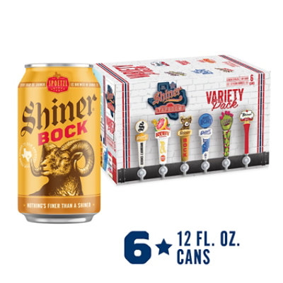 Shiner Taproom Variety 6pk In Cans - 6-12 FZ - Image 1