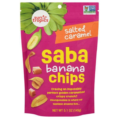 Saba Salted Caramel Banana Chips - 5.1 OZ - Image 3