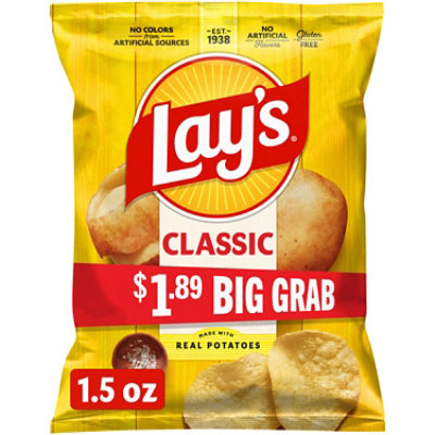 Lays Classic Potato Chips 1.5oz - 1.5 OZ - Image 2
