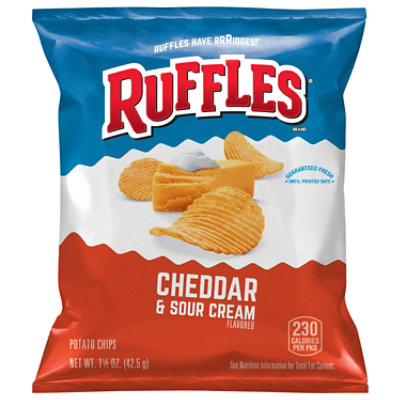 Ruffles Cheddar & Sour Cream 1.5oz - 1.5 OZ - Image 3