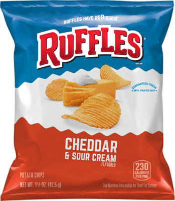 Ruffles Cheddar & Sour Cream 1.5oz - 1.5 OZ - Image 2