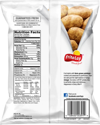 Lays Salt & Vinegar 1.5oz - 1.5 OZ - Image 5