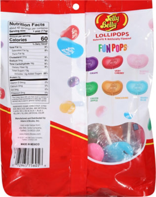 Jelly Belly Pops 42ct Stand Up Bag - 25 OZ - Image 6