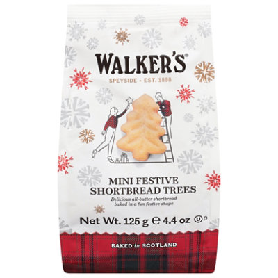 Walkers Mini Festive Trees 4.4oz - 4.4 OZ - Image 1