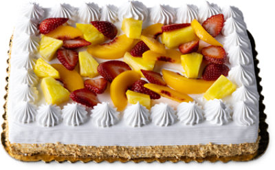 Mixed Fruit Tres Leches Cake 1/4 Sheet - EA - Image 1