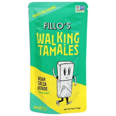 Fillos Bean Salsa Verde Tamale - 4 OZ - Image 3