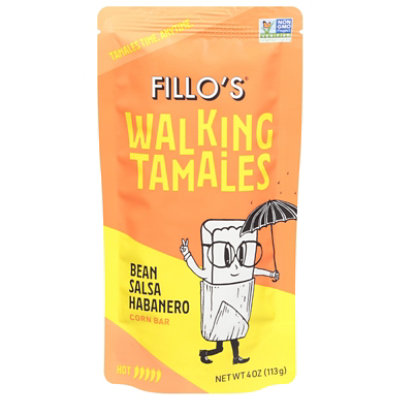 Fillos Bean Salsa Habanero Tamale - 4 OZ
