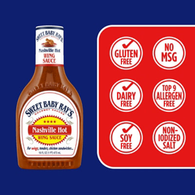 Sweet Baby Ray's Nashville Hot Wing Sauce 16 Lf Oz - 16 FZ - Image 3
