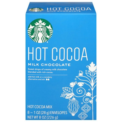 Starbucks Milk Chocolate Hot Cocoa Carton - 8 - 1 Oz - 8 OZ - Image 3